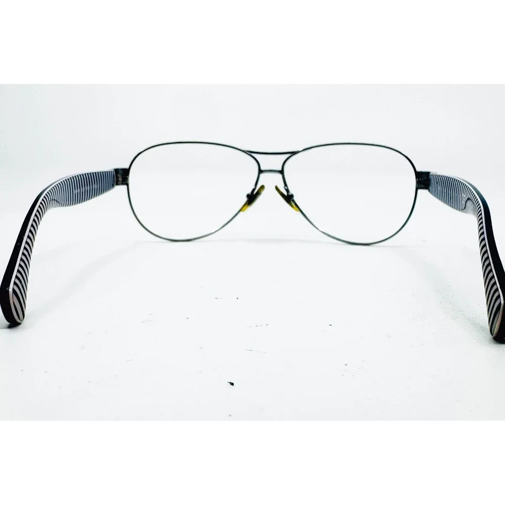 Ralph Lauren Sunglasses Womens Silver Aviator RA4096 102/11 Striped 59-11-130